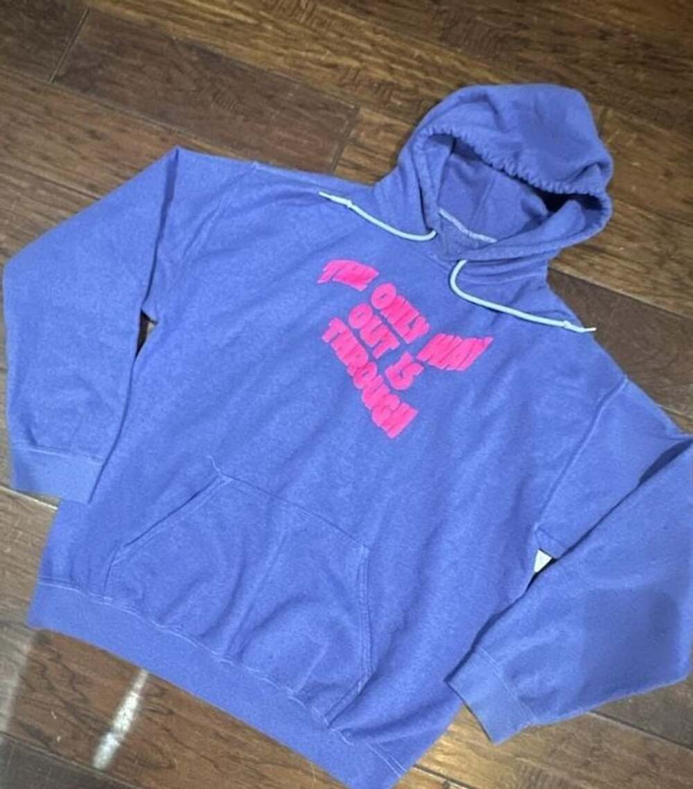 Urban Outfitters Graphic Hoodie Size S/M/P Purple
